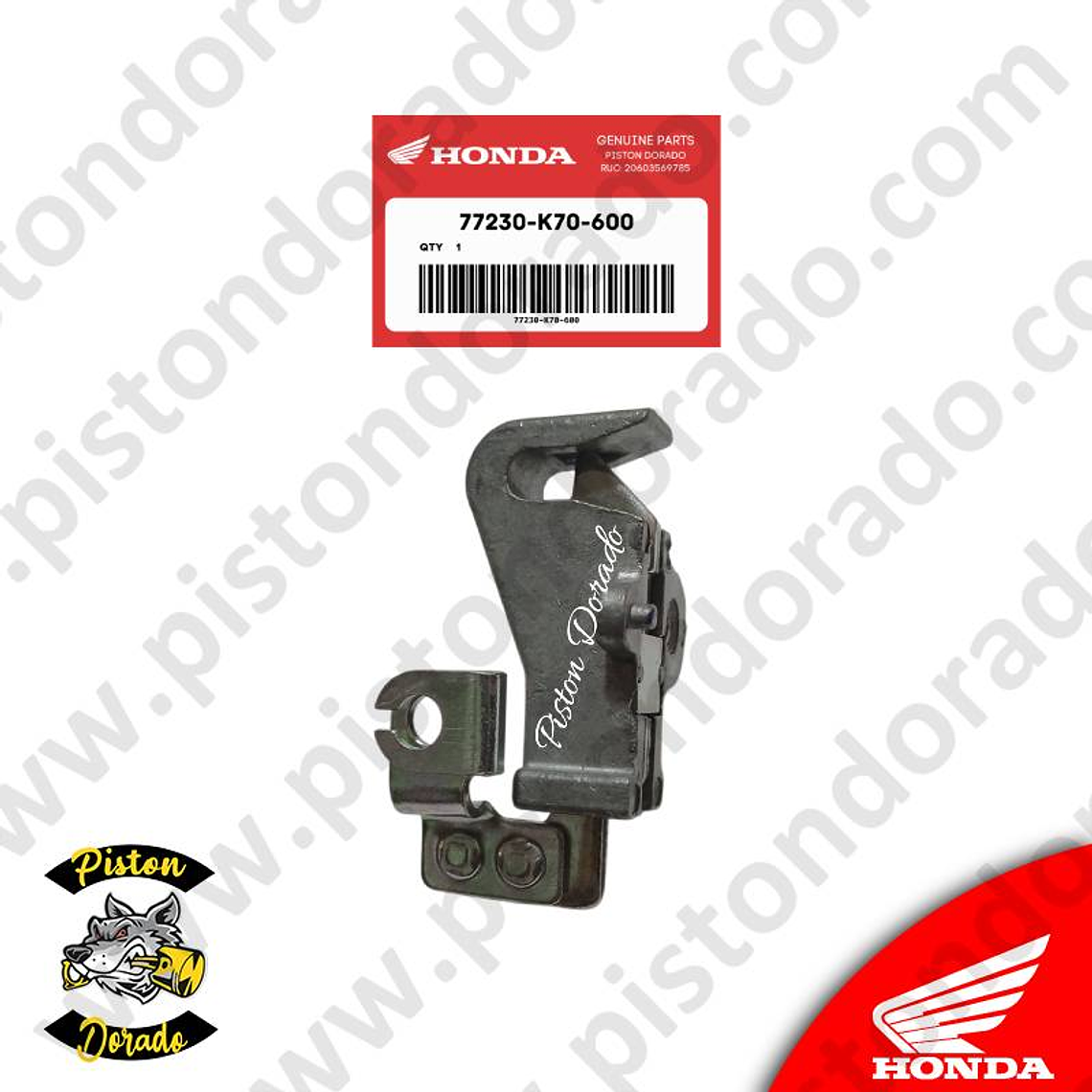 Gancho de cierre de asiento CB190R V1 Honda Original 1