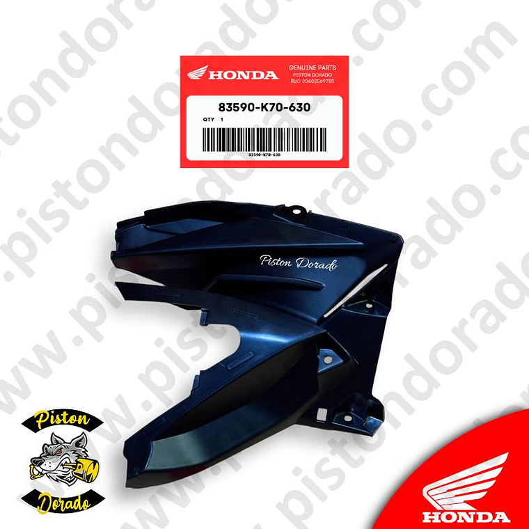 Escudo interno izquierdo CB190R V2 Honda Original 2