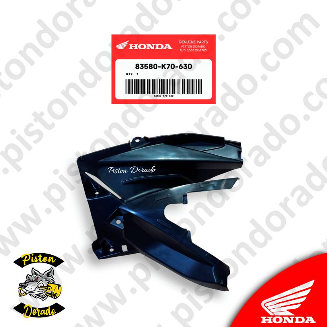 Escudo interno derecho CB190R V2 Honda Original 2