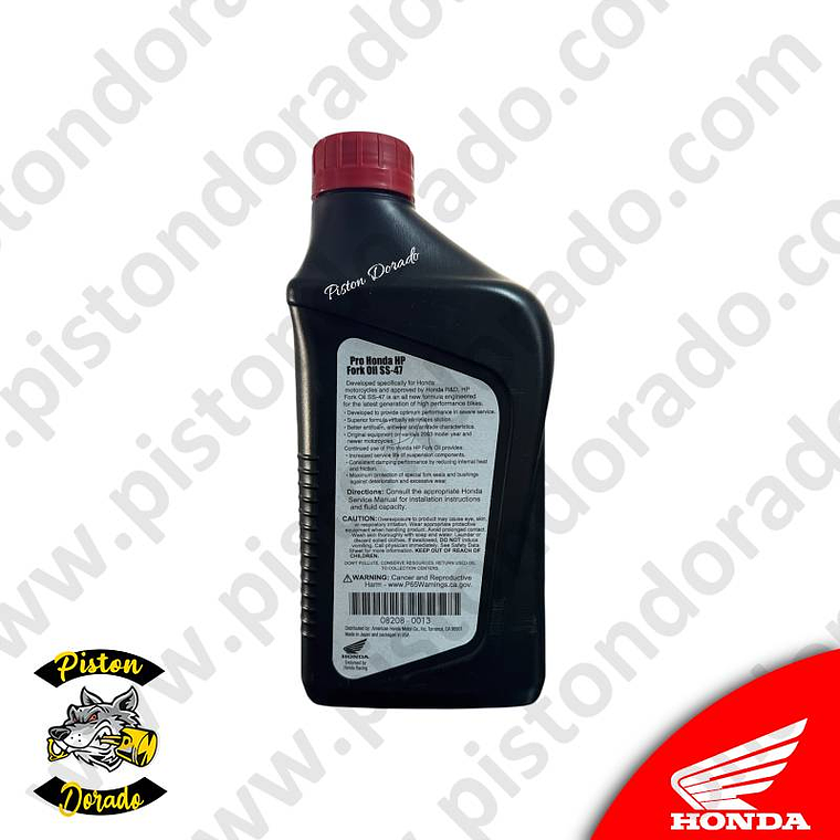 Aceite de Suspension SS-47 10W 32 Oz Pro Honda Original 2