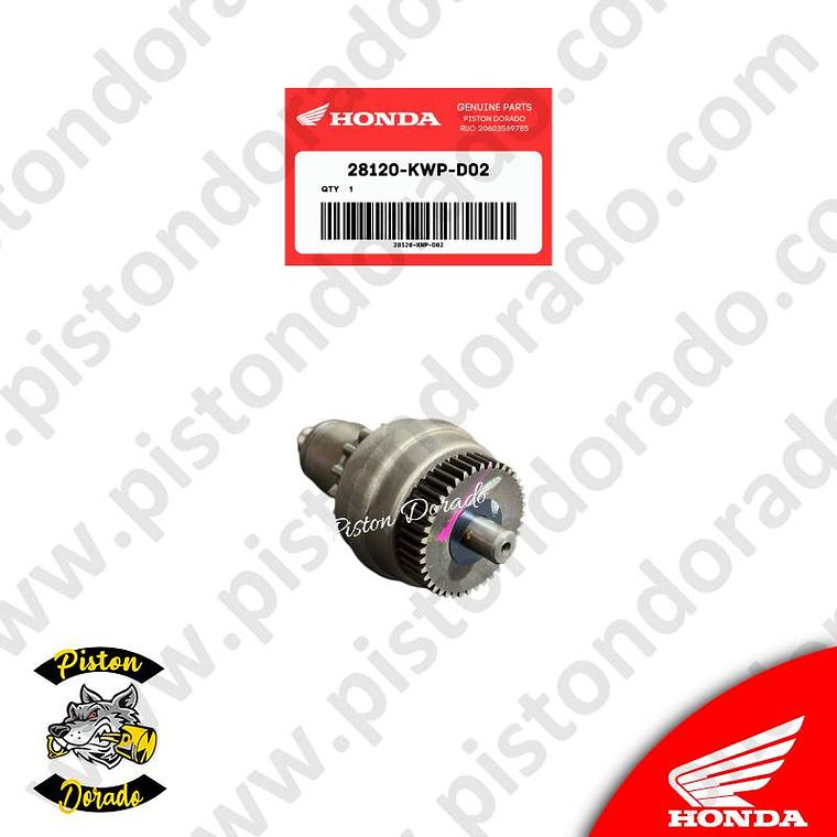 Piñon de arranque 14/40D NAVI 110 Honda Original 3