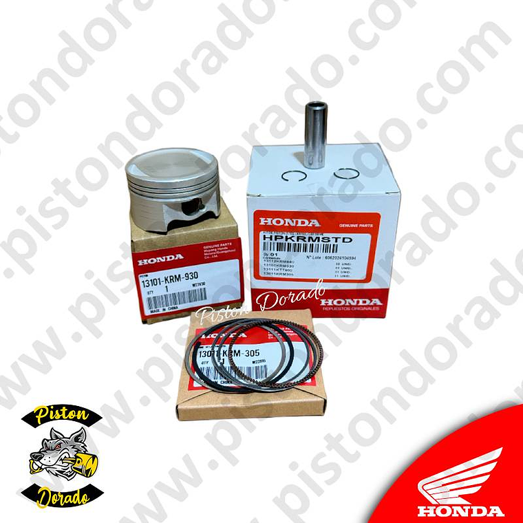 Kit de pistón estándar XR150L y CBF150 INVICTA v2 Honda Original 2