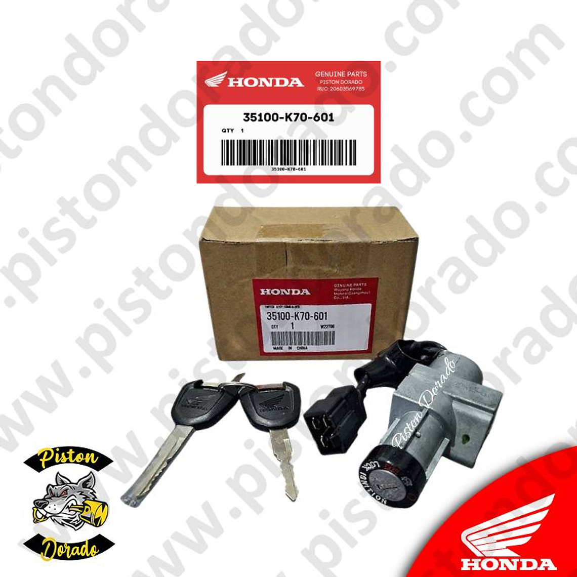 Chapa de encendido y bloqueo CB190R Honda Original 1