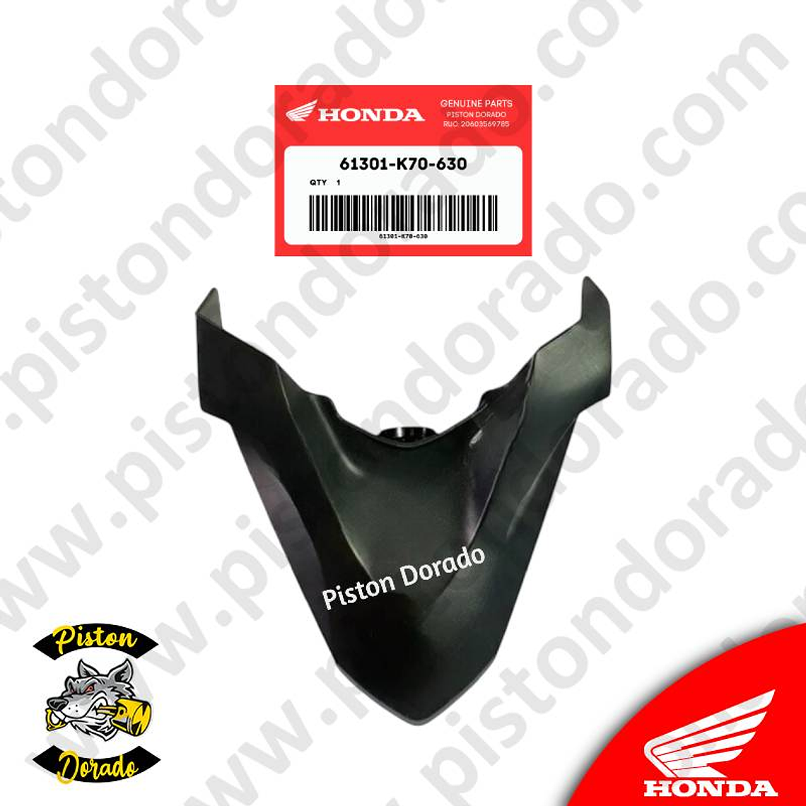 Carenado central de mascara delantera CB190R V2 Honda Original 2
