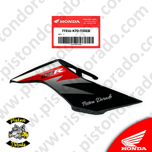 Cubierta posterior derecho azul CB190R V2 Honda Original