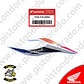 Cubierta posterior izquierdo repsol CB190R V2 Honda Original - Miniatura 1