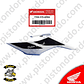 Cubierta posterior izquierdo repsol CB190R V2 Honda Original - Miniatura 2