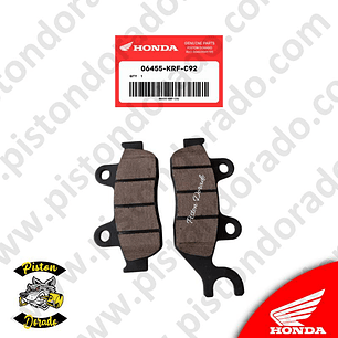 Juego de pastillas de freno delantero CB190R/STORM125/GLH150/CBF125 TWISTER Honda Original