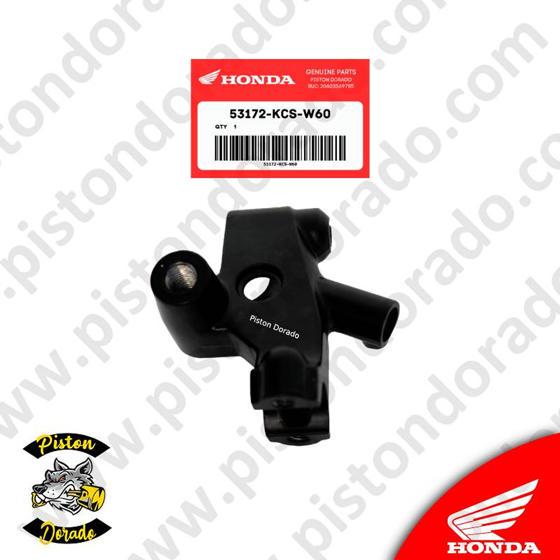 Base de manija izquierdo de espejo CB190R – STORM 125 y GL150 Honda Original 2