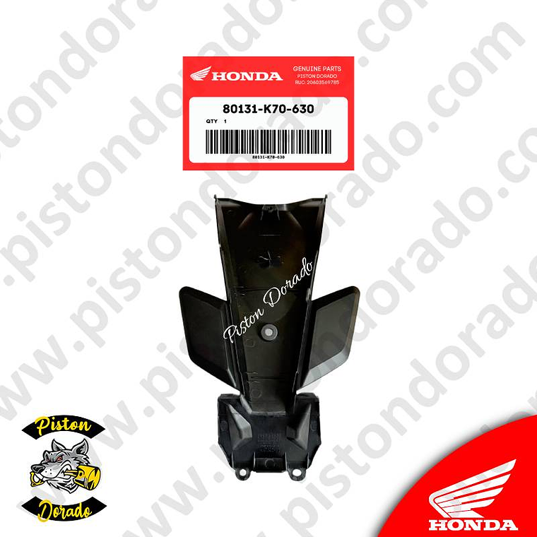 Guardabarro trasero inferior A CB190R V2 Honda Original 1
