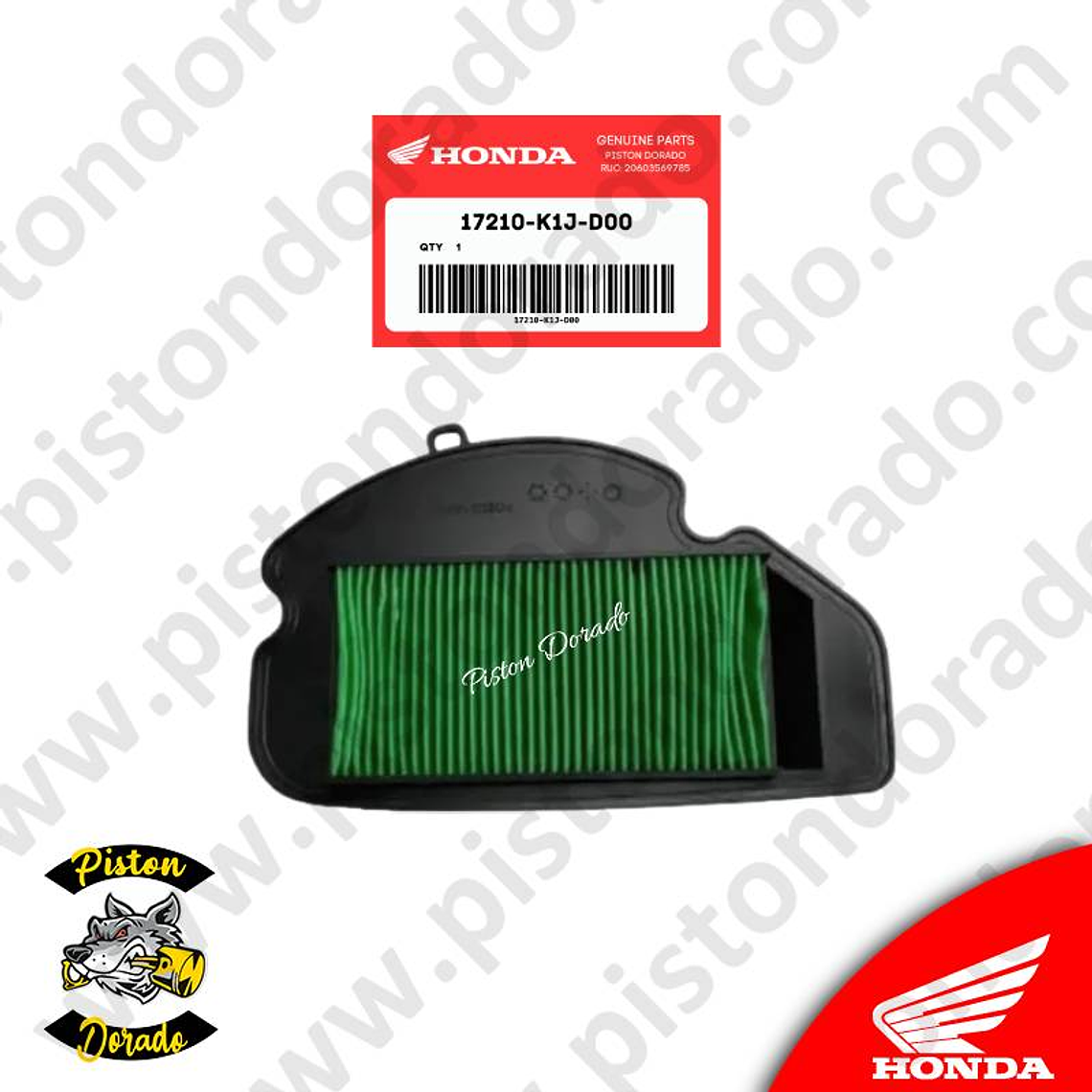 Filtro de aire ELITE 125 FI Honda Original 1