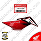Cubierta posterior izquierdo Rojo CB190R V2 Honda Original - Miniatura 2