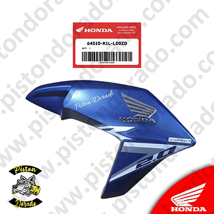 Cubierta decorativa de tanque derecho azul CB190R 2.0 Honda Original