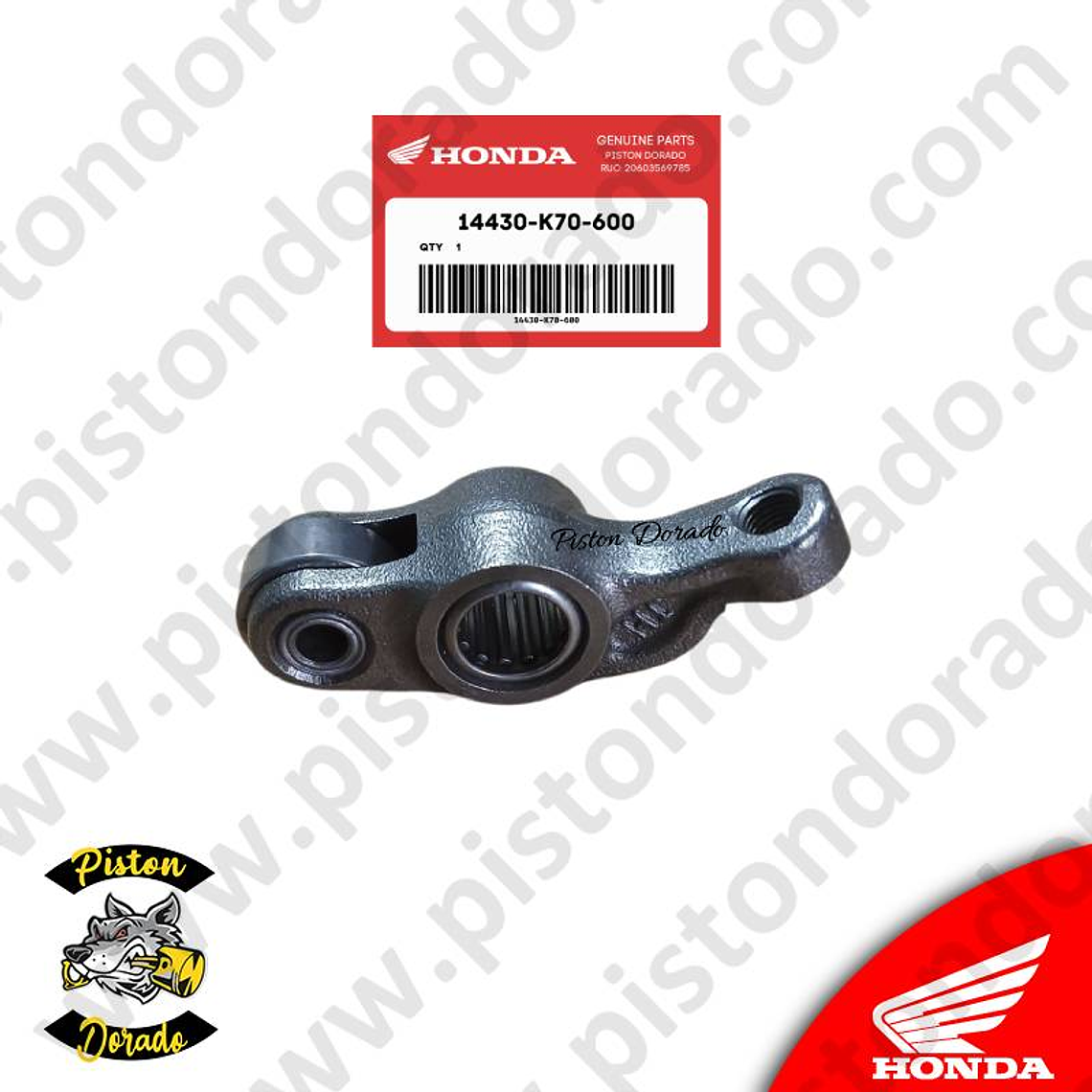 Brazo de balancin de valvula CB190R y XR190 Honda Original 2