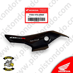 Cubierta posterior izquierdo azul CB190R V1 Honda Original