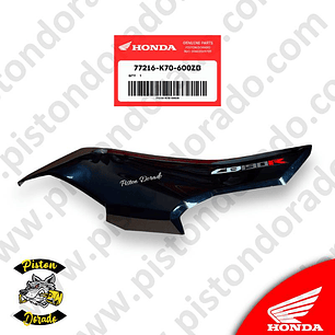 Cubierta posterior derecho azul CB190R V1 Honda Original