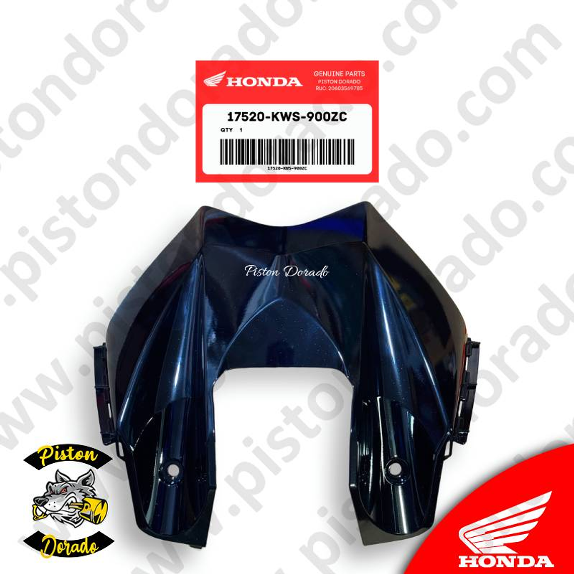 Cubierta de tanque negro CB110 Honda Original 1