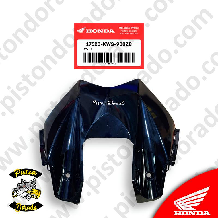 Cubierta de tanque negro CB110 Honda Original 2