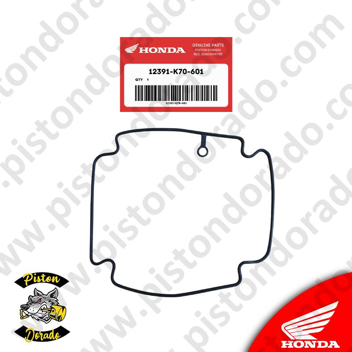 Empaque de tapa de culata CB190R y XR190 Honda Original 1