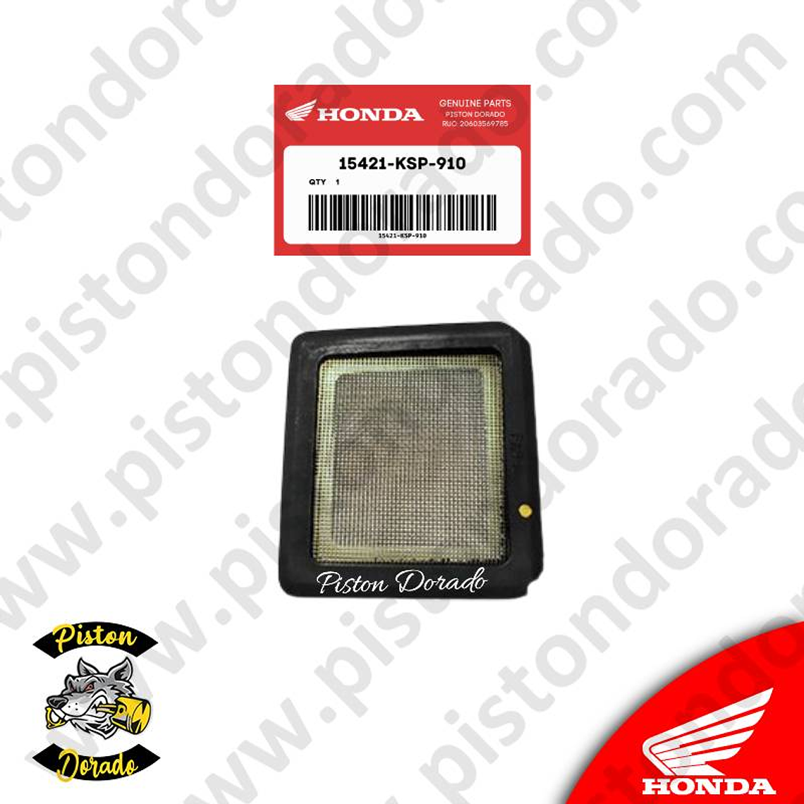 Malla de filtro de aceite estandar Honda Original 1