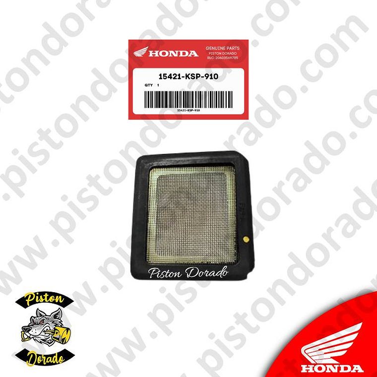 Malla de filtro de aceite estandar Honda Original 1
