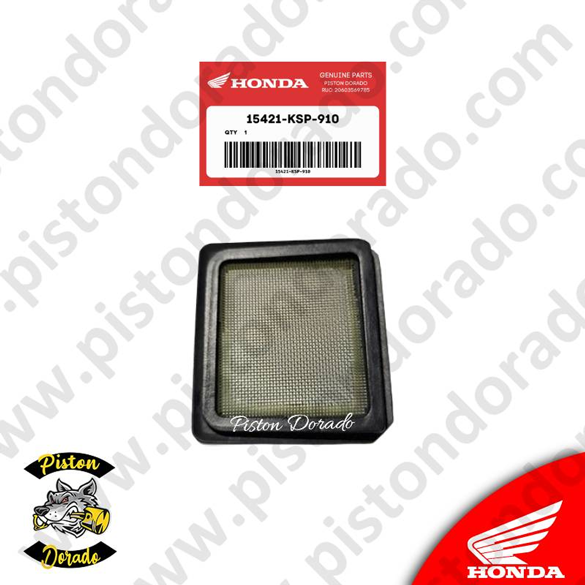 Malla de filtro de aceite estandar Honda Original 2