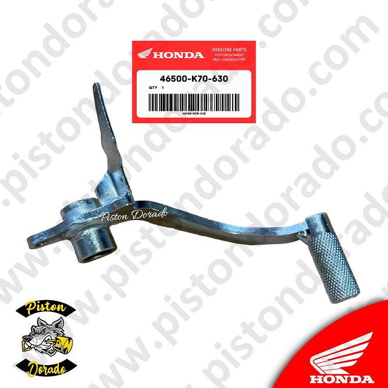 Pedal de freno CB190R V2 Honda Original 2