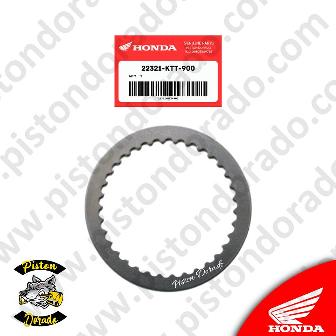 Separador de discos CB190R – XR190 Y OTROS Honda Original 1