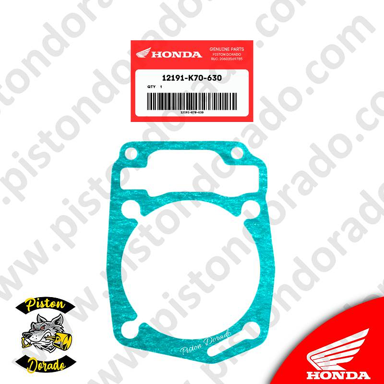 Empaque de cilindro CB190R – XR190 – CB190R 2.0 y XBLADE Honda Original 2