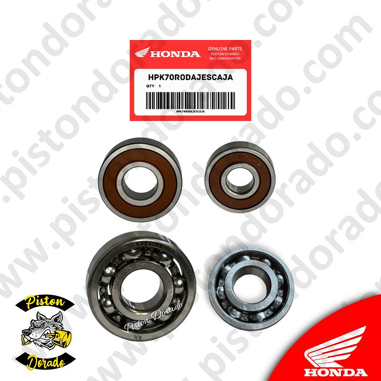 Kit de rodajes de caja CB190R/XR190L/XR190CT Honda Original 1