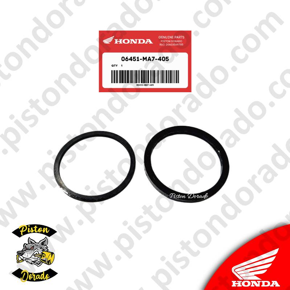 Juego de retenes de caliper posterior CB190R Honda Original 1