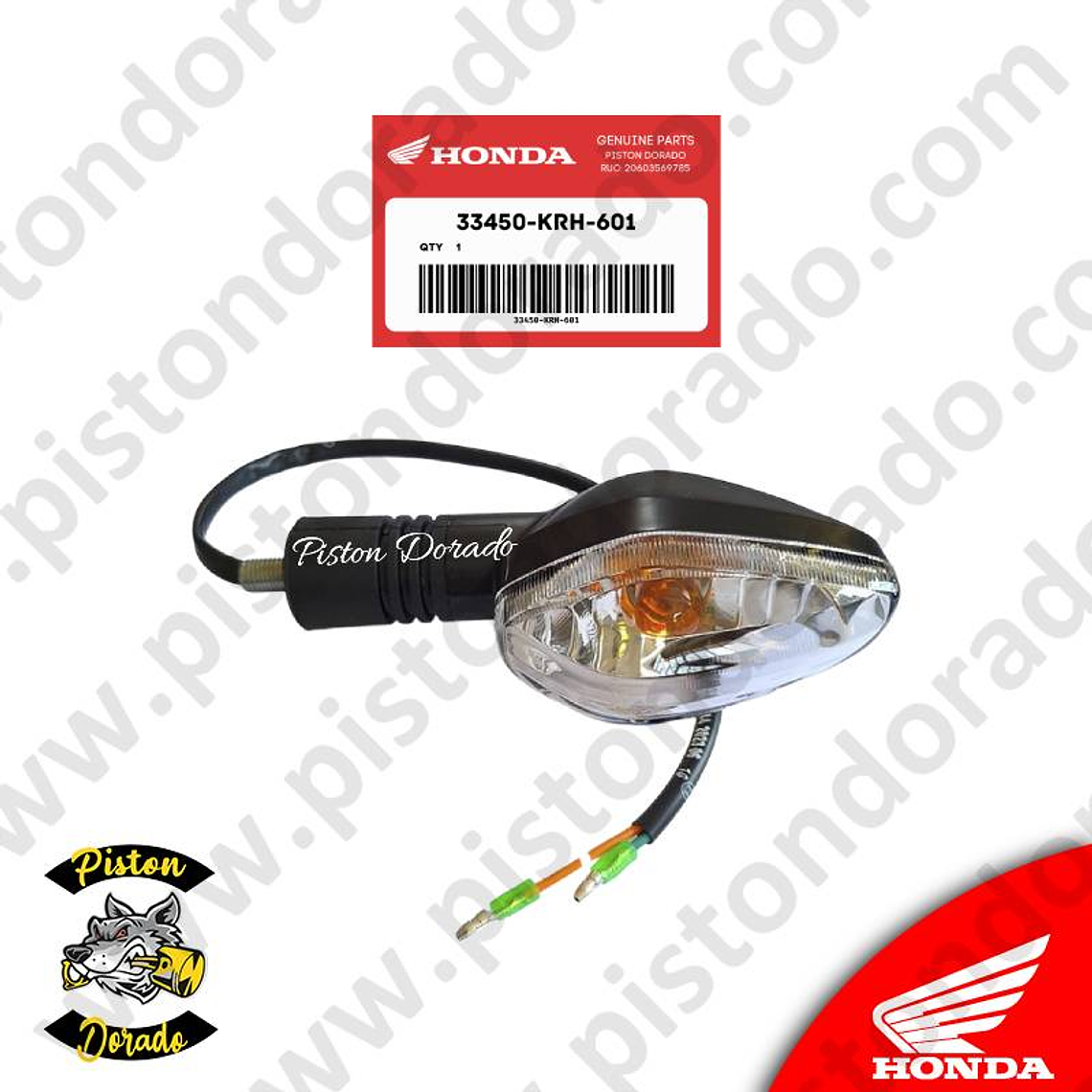 Intermitente izquierdo delantero XR125 – XR150L – XR190 Honda Original 1