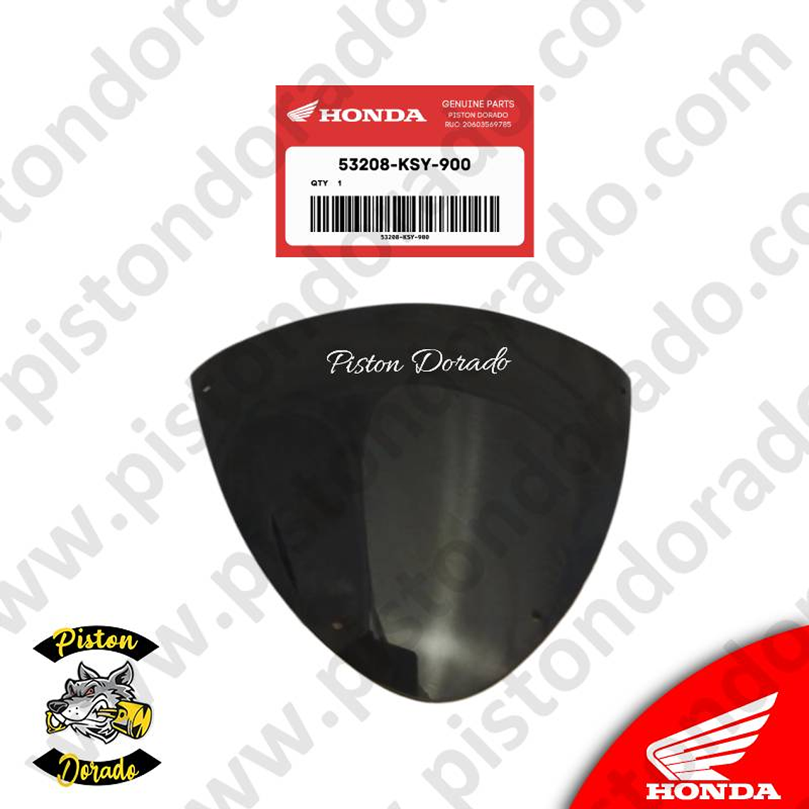 Visor de mascara delantero ELITE 125 Honda Original 1