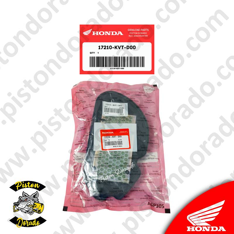 Filtro de aire Navi y Dio Honda Original 2