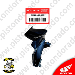 Cubierta interior izquierdo de tanque de combustible CB190R V1 Honda Original