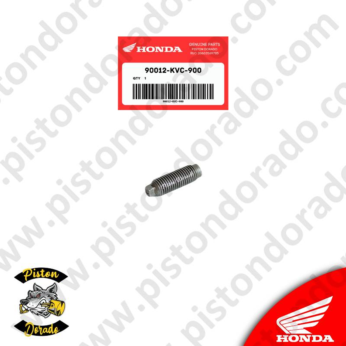 Tornillo de ajuste de válvula CR190R y XR190 Honda Original 1