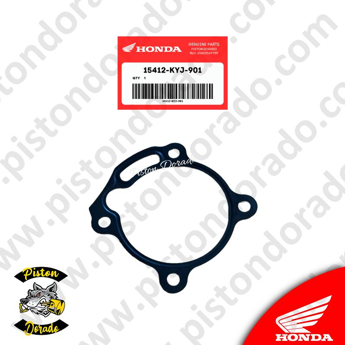 Empaque de filtro de aceite CBR300R y otros Honda Original 1