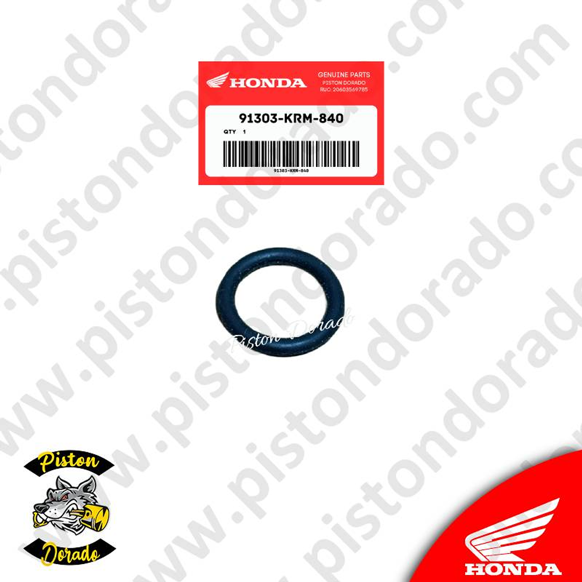 Reten pequeño de tapa de volante 13.8×2.5 CB190R Honda Original 1