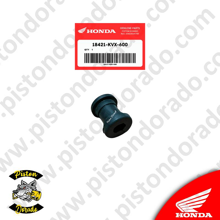 Montura de jebe de tubo de escape CB190R – CBF125 TWISTER y otros Honda Original 1