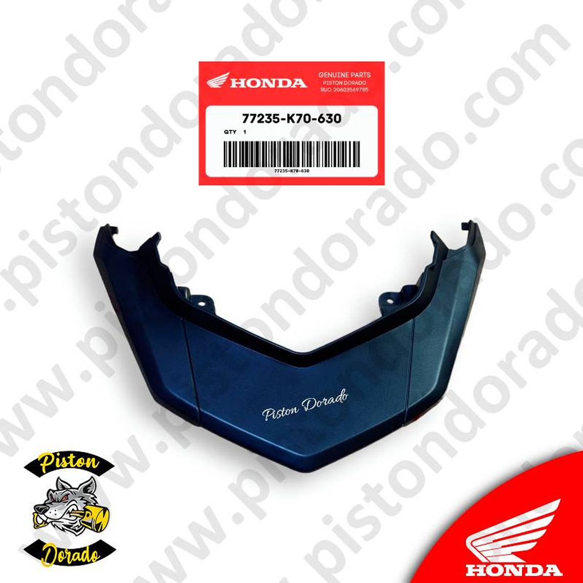 Carenado central posterior CB190R V2 Honda Original 1