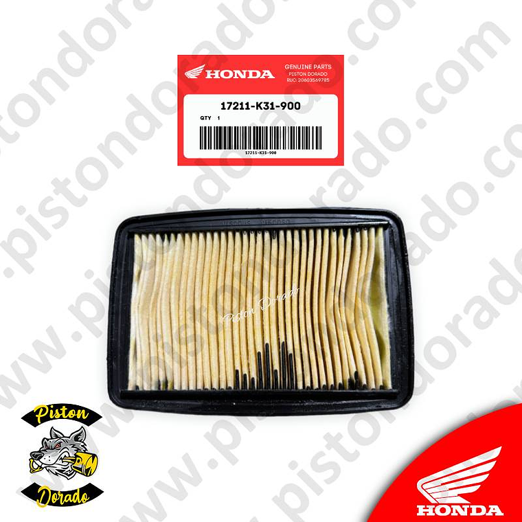 Filtro de aire CB250 TWISTER Honda Original 1