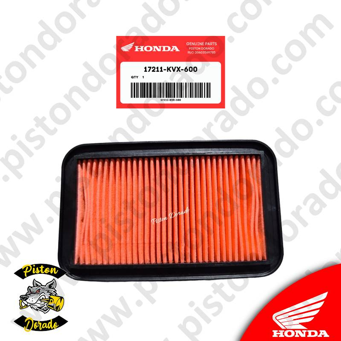 Filtro de aire GL150 y GL125 Honda Original 1