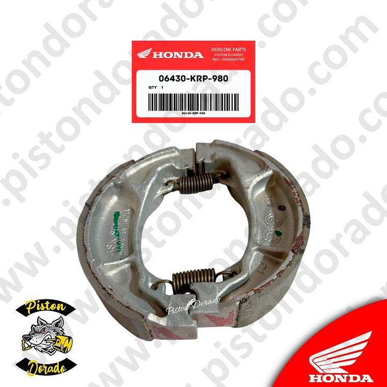 Zapata de freno posterior CBF150 UNICORN Honda Original 2