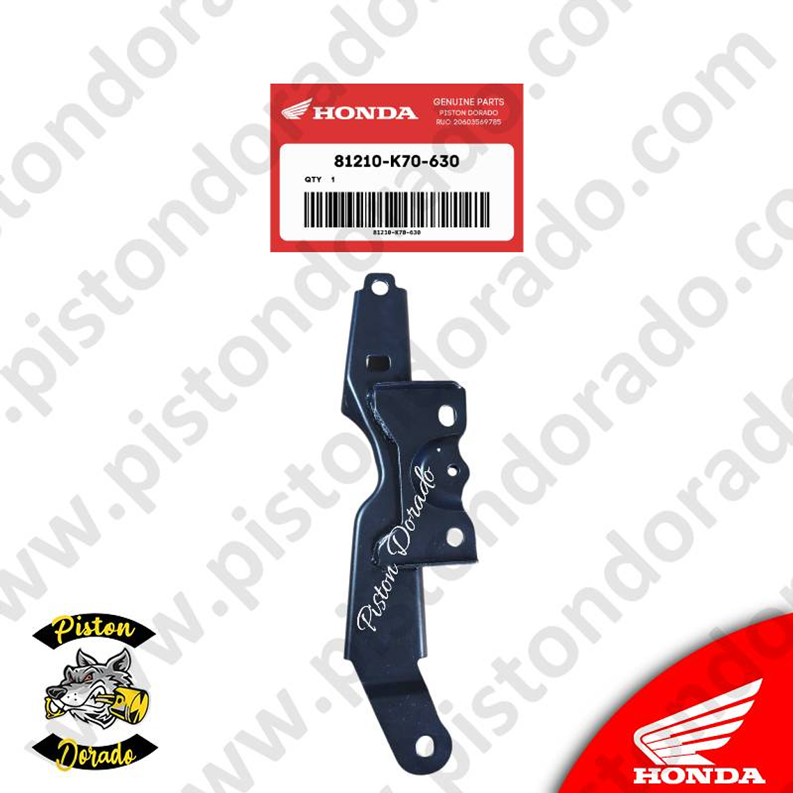 Soporte carenado central posterior derecho CB190R V2 Honda Original 1