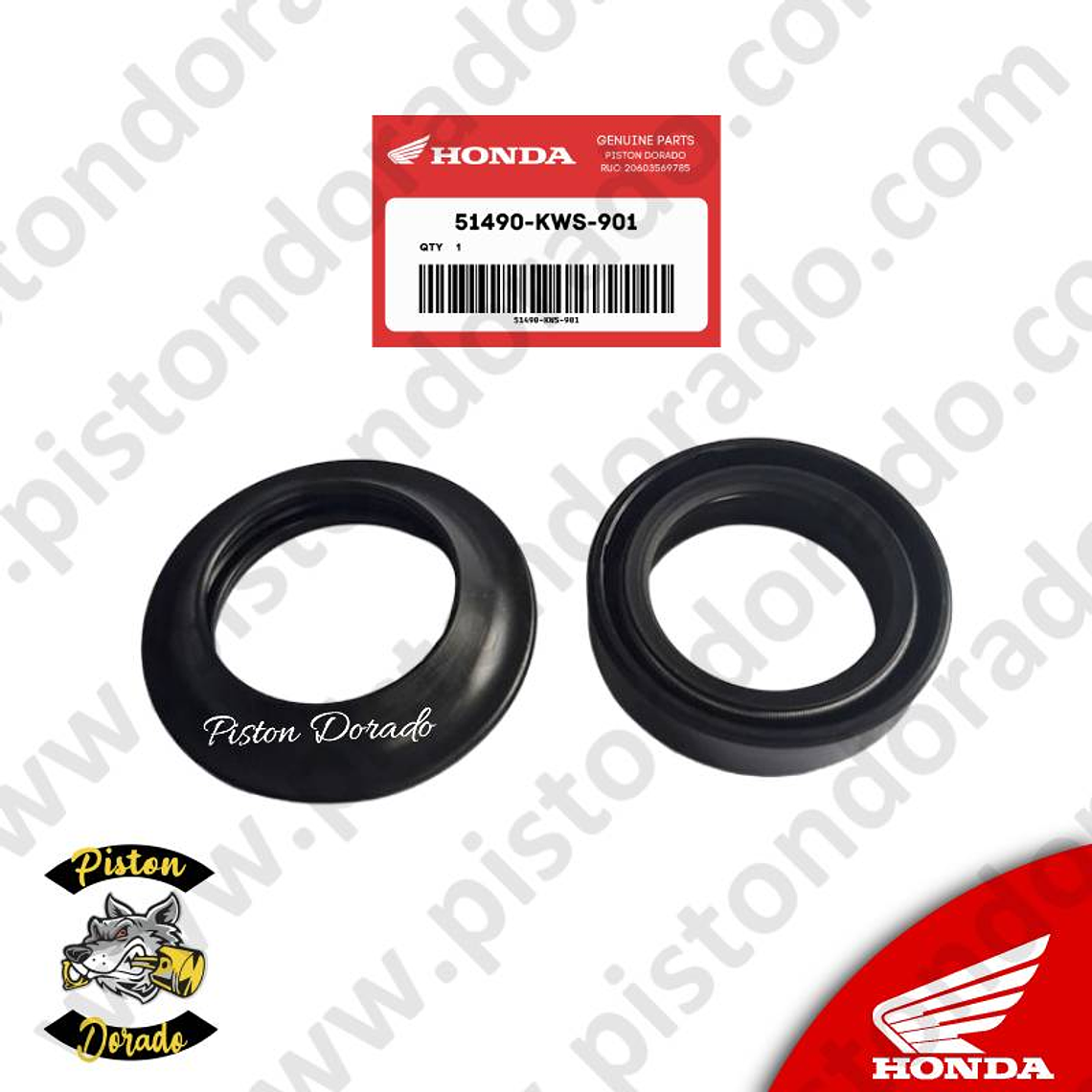 Juego de reten de barra delantera CB110 Honda Original 1