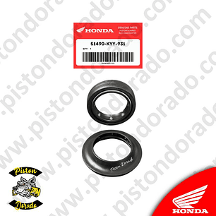 Juego de reten y guardapolvo de barra delantera GL125 Honda Original