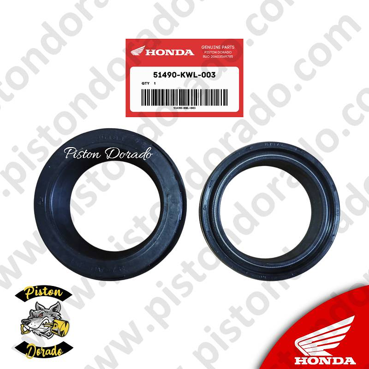 Juego de reten de barra CBF160M – CB190R 2.0 – NX190 y OTROS Honda Original 1