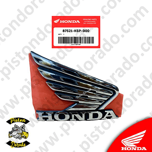 Emblema derecho de tanque CBF150 INVICTA V1 Honda Original