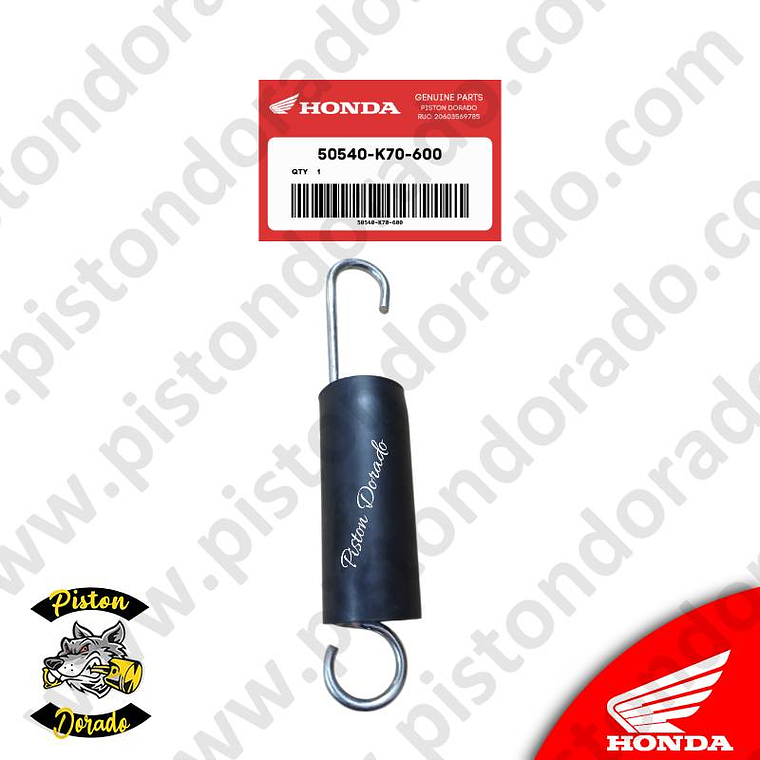 Resorte de parador lateral CB190R Honda Original 1