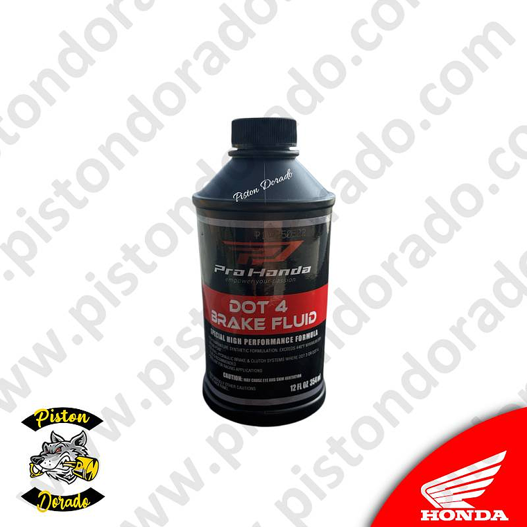 Liquido de frenos Dot4 12 Oz Pro Honda Original 1